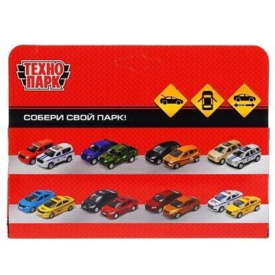 Машина металл «hummer h2» 12см, открыв. двери, инерц., красный в кор. Технопарк 