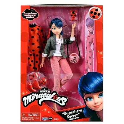 Miraculous игровой набор "Тайный супергерой: Маринет" (кукла 27 см с аксессуарами)