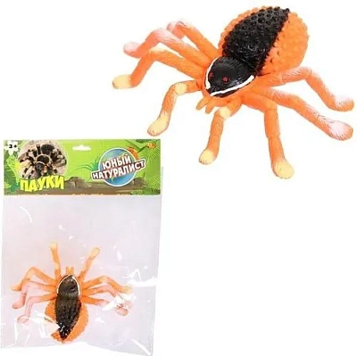 Юный натуралист. Коллекция "Пауки" фигурка "Паук" (оранжево-черный)
