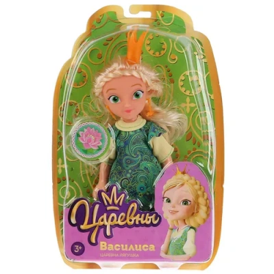Кукла Царевны Василиса 15см в блистере (русс. уп.) Карапуз