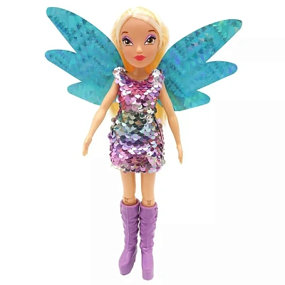Шарнирная кукла  Winx Club "Magic reveal" Стелла с крыльями 3 шт., 24 см,