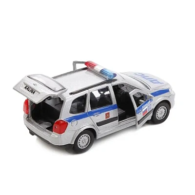 ТЕХНОПАРК Машина Lada Kalina Cross полиция 12 см