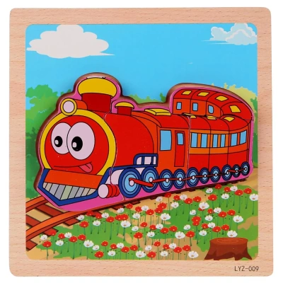 Игрушка дер. «Буратино» вкладыши Транспорт, 15х15 см, в ассорт., термопленка (русс. уп.)