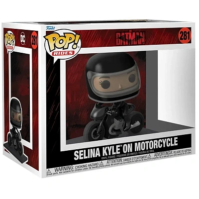 Фигурка POP Ride: The Batman: Женщина-кошка (Selina Kyle & Motorcycle) из вселенной DC