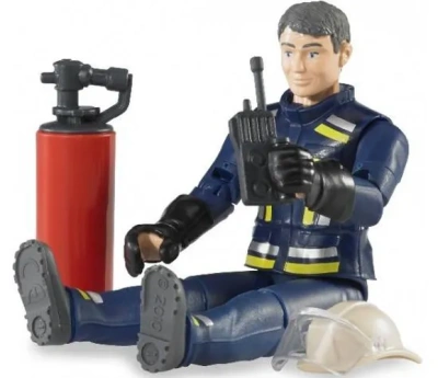 Внедорожник Jeep Wrangler Unlimited Rubicon Пожарная с фигуркой