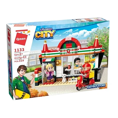 Конструктор QMAN "Город: Магазин" (319 дет.)
