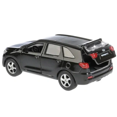 Машина металл KIA Sorento Prime черный 12 см, откр.дв., багаж., инерц. Технопарк
