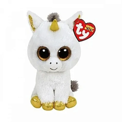 Beanie Boo's PEGASUS - белый единорог, 25 см.