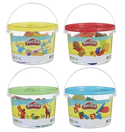 PLAY-DOH. ПЛЭЙ-ДО Набор игровой Ведерочко в ассортименте
