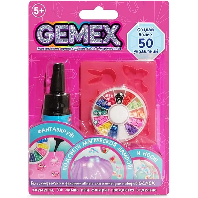 Набор из геля и декоративных эелементов GEMEX
