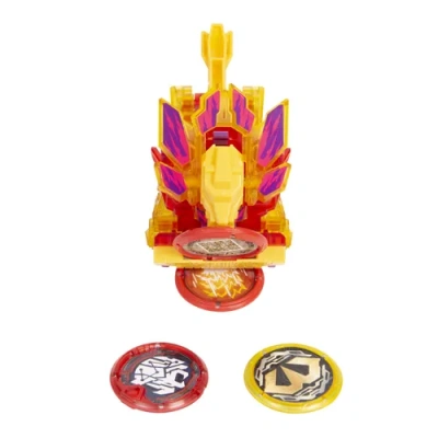 Дикие Скричеры. Маш-трансформер Флэйминг Лайон S2. ТМ Screechers Wild