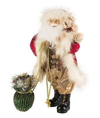 Новый Год Дед Мороз Maxitoys с Зеленым Мешком, 46 см