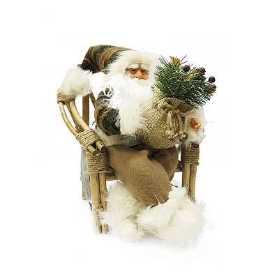 Дед Мороз в Плетеном Кресле, с Музыкой