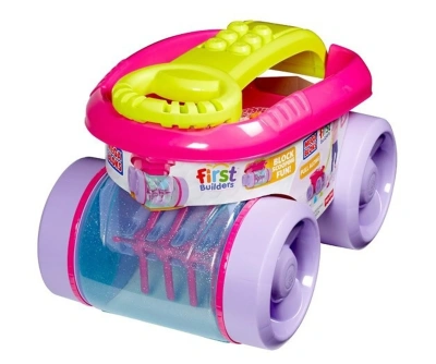 Маттел MEGA BLOKS FIRST BULDERS Веселый вагончик для сбора кубиков.