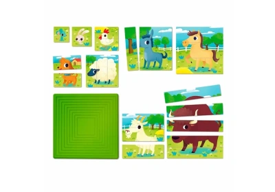LISCIANI CAROTINA BABY Паззл «МНОГОУРОВНЕВЫЙ ПАЗЗЛ 9 В 1 ферма» (Код ТН ВЭД: 9503006900)