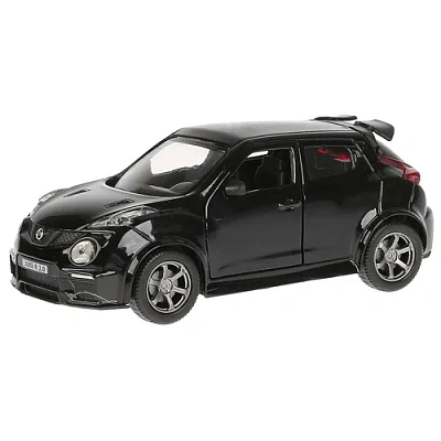 Машина металл свет-звук "NISSAN JUKE-R 2.0" 12см, инерц, ЧЕРНЫЙ в кор.Технопарк