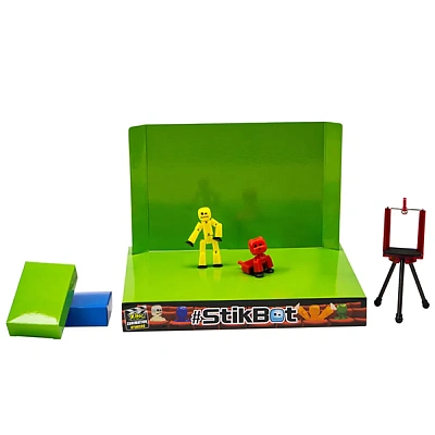 Stikbot Игрушка Анимационная студия со сценой и питомцем