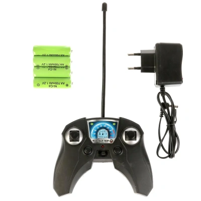 ДЖИП Р/У НА АККУМ. БИГФУТ ТЕХНО ДРАЙВ, СВЕТ+ЗВУК В РУСС. КОР. 30х16,5х15,5СМ