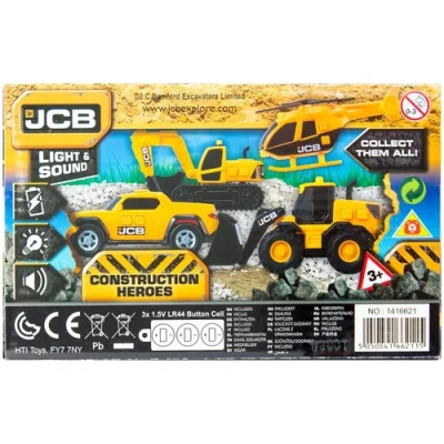 Экскаватор JCB (свет, звук) 