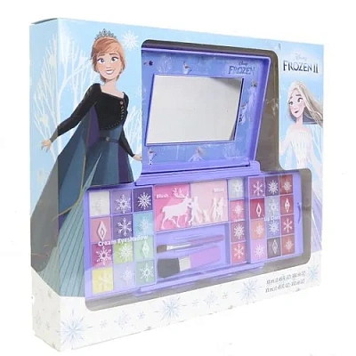 Frozen Игровой набор детской декоративной косметики для лица в футляре палетка