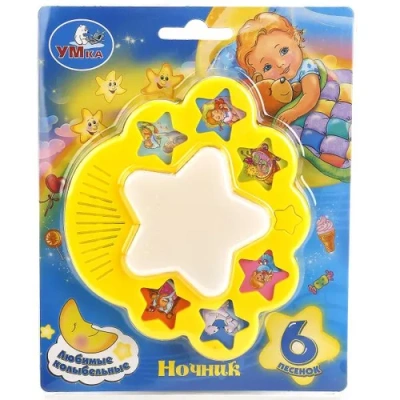 УМКА Ночник «Любимые колыбельные» 6 песенок