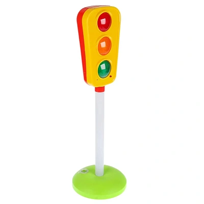 Музыкальный светофор МИХАЛКОВ С. стихи, 65см высота, на бат. со светом в кор. 