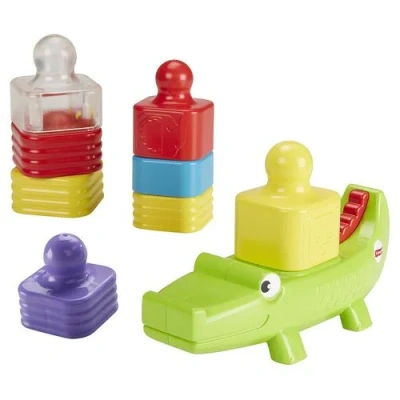 FISHER-PRICE “Маттел“ Игрушка-пирамидка “Веселый крокодил“