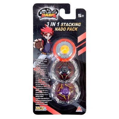 Инфинити Надо. Волчок Стакинг 3-в-1 Fiery Dragon. TM Infinity Nado