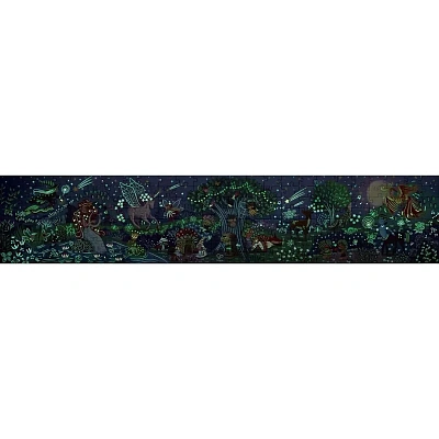 Пазл для детей "Волшебный лес", светящийся в темноте, 200 элементов, 150 см 