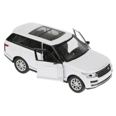 Машина металл «RANGE ROVER VOGUE» 12см, открыв. двери, инерц, БЕЛЫЙ, в кор. Технопарк