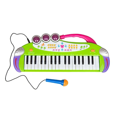 Музыкальный инструмент: синтезатор, 37 клавиш, микрофон