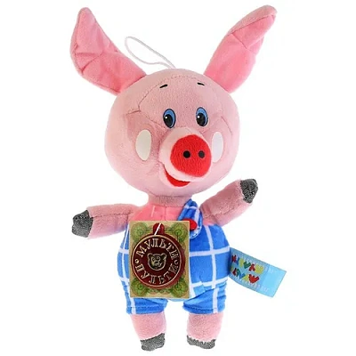 МЯГКАЯ ИГРУШКА "МУЛЬТИ-ПУЛЬТИ" ПОРОСЕНОК ПЯТАЧОК ("ВИННИ ПУХ И ВСЕ ВСЕ ВСЕ") ОЗВУЧ. 22СМ