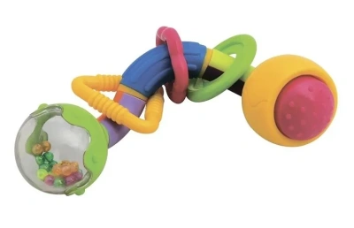 Погремушка-прорезыватель Mioshi «Веселая радуга»