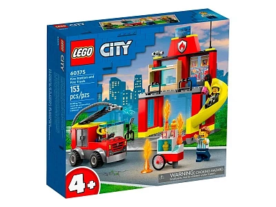 Конструктор LEGO CITY "Пожарная часть и пожарная машина" 