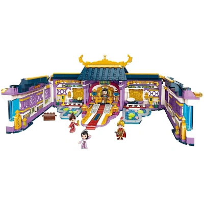 Конструктор QMAN "Принцесса Азии: Дворец императора" (979 дет., 4 фигурки)