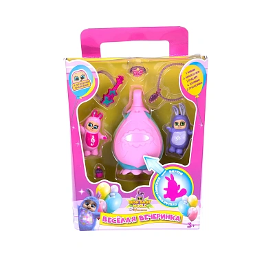 Bush baby world,  игровой набор Пушастик mini Вечеринка (фестиваль), в наборе: пушастик-3 шт , аксес