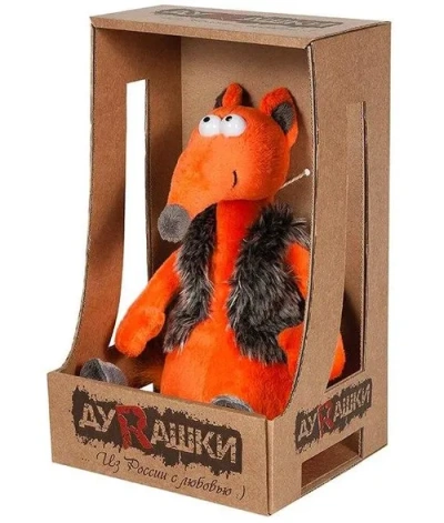 Мягкие Игрушки Хитрый Лис & Valenki в Коробке, 26 см