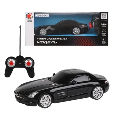 Машина р/у 1:24 Mercedes-Benz SLS AMG, черн.
