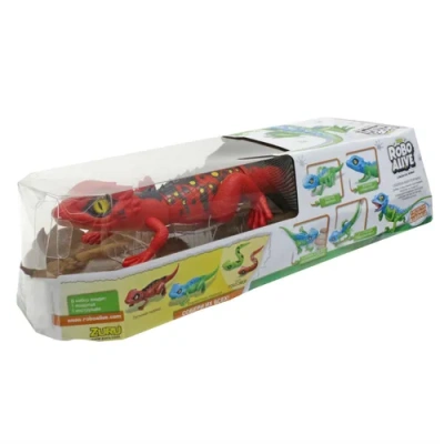 Игрушка Робо-ящерица RoboAlive(Красная), 2 х1,5vAA бат (в компл не входят) 40х13х10см