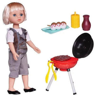 Кукла "Ardana Baby" блондинка с короткими волосами 37,5 см, игровой набор "Барб