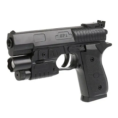 Пистолет (п) с оптич. прицелом, со светом, с пульками SP-1G