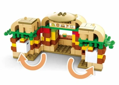 Конструктор пластмассовый Sluban «Фуд-корт: Бургеры» (276 дет.)