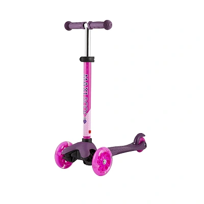 Maxiscoo Самокат с лыжами 3-х колесный "Baby" Фиолетовый