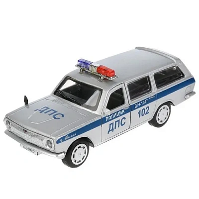 Машина металл ГАЗ-2402 "ВОЛГА"  12 см, двери, багаж, в кор. Технопарк