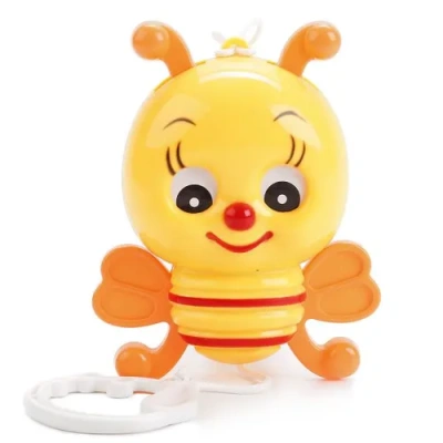 УМКА Игрушка музыкальная «Пчелка» с мех.заводом на блистере 11х9см.