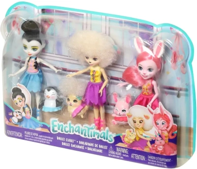 Enchantimals Набор из трехкукол «Волшебные балерины»