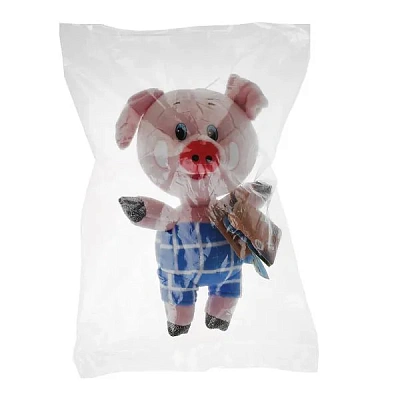 Игрушка мягкая ВИННИ ПУХ поросенок пятачок 22см, без чипа, в пак. Мульти-пульти