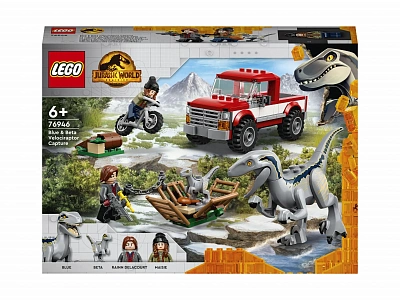 Конструктор LEGO Jurassic World Блу и поимка бета-велоцираптора