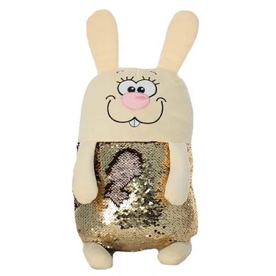 Заяц "TALLULA", пайетка, 45см