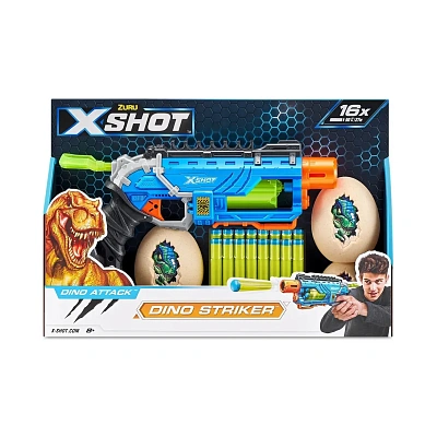 Игровой набор для стрельбы ZURU X-Shot «Нападение динозавра», упаковка открытая коробка